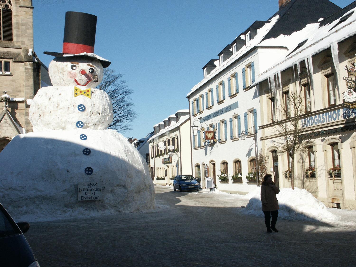 Gasthof Deutscher Adler Und Hotel Puchtler Bischofsgruen Luaran gambar